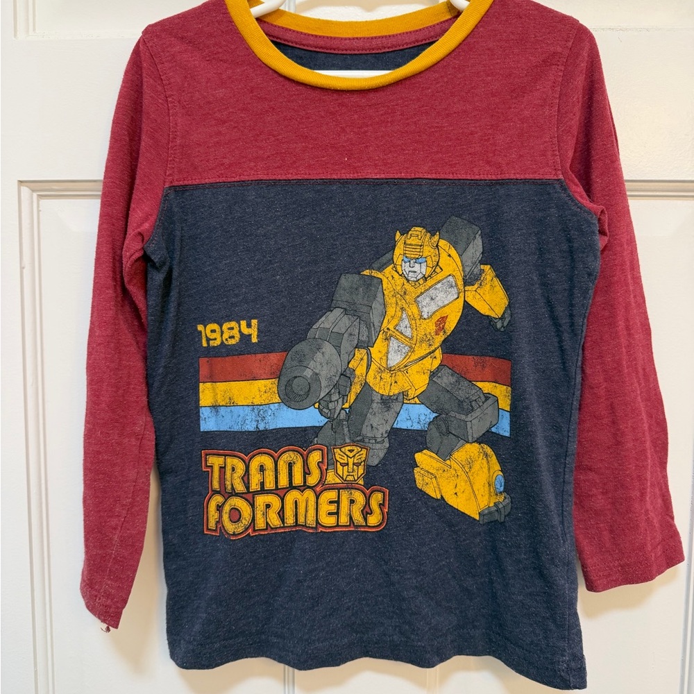 Hasbro‎ Transformers Bumblebee 1984 Long Sleeve Shirt